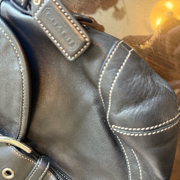 Vintage soho Coach Leather Shoulder Bag - Picture 5 of 12